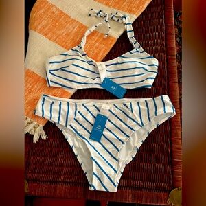 Striped Cupshe Bikini